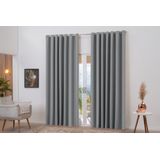 Cortina Blackout Cinza Franzida 6m X 2,60m Decoração Luxo