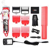 Maquina De Cortar Cabelo Wmark Ng-409 Lamina Vazada Com Capa