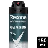 Desodorante Rexona Masculino Invisible 150ml