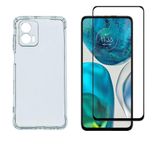 Capa Anti Impacto + Pelicula Vidro 3d Para Motorola Moto G73