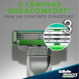 Carga Para Aparelho De Barbear Gillette Mach3 Sensitive 4 Unidades