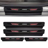 Kit Soleira Resinada Proteção De Porta Fiat Argo - Sport