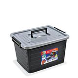 Container Caixa Organizador Multiuso 30l Preto Arqplast