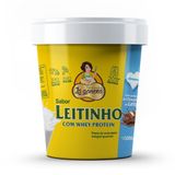 Pasta De Amendoim Leitinho Com Whey Protein 1kg La Ganexa