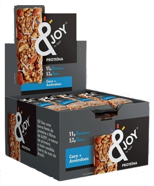 Protein Nuts Coco E Amendoas Agtal &amp;joy Display (12x35gr)