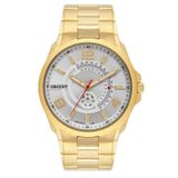 Relógio Orient Mgss2014 S2kx Masculino Dourado Branco