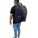 Mochila Masculina Motoqueiro Extra Grande Ggg Notebook Full