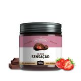 Creme Sensação/chocolate Com Morango - Pote 450g Nutríssima