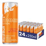 24x Energético Red Bull Morango E Pêssego 250ml