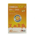 Omega Top 3 Com 40 Cápsulas Moles Saborosas 500mg - Agener