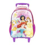 Mochila Infantil Rodinha Carrinho Princesas Média Ref 11091