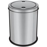 Lixeira Em Inox Basculante 8 Litros