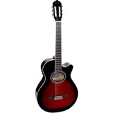 Violão Eletro-acústico Giannini Gnf-1d Red Burst Com Cutaway