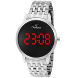 Relógio Champion Digital Led Prateado Ch40099t