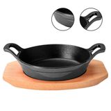 Assadeira Oval Base De Madeira 1l Sauté Cinza 57502/163