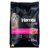 Ração Seca Hambi Premium Especial Frango, Carne E Legumes Para Cães Raças Pequenas E Médias - 25 Kg