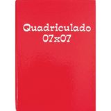 Caderno Quadriculado 1/4 7x7mm 96f Brochura Capa Dura