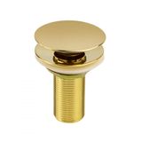 Válvula de Escoamento com Tampa Click Up Gold Ducon Metais Dourado