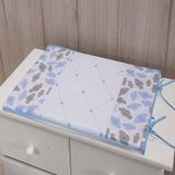 Trocador para Cômoda de Bebe 02 Peças 70x50cm Nuvem Azul