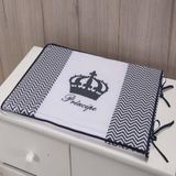 Trocador de Bebe 2 Peças 70x50cm Príncipe Imperial Azul