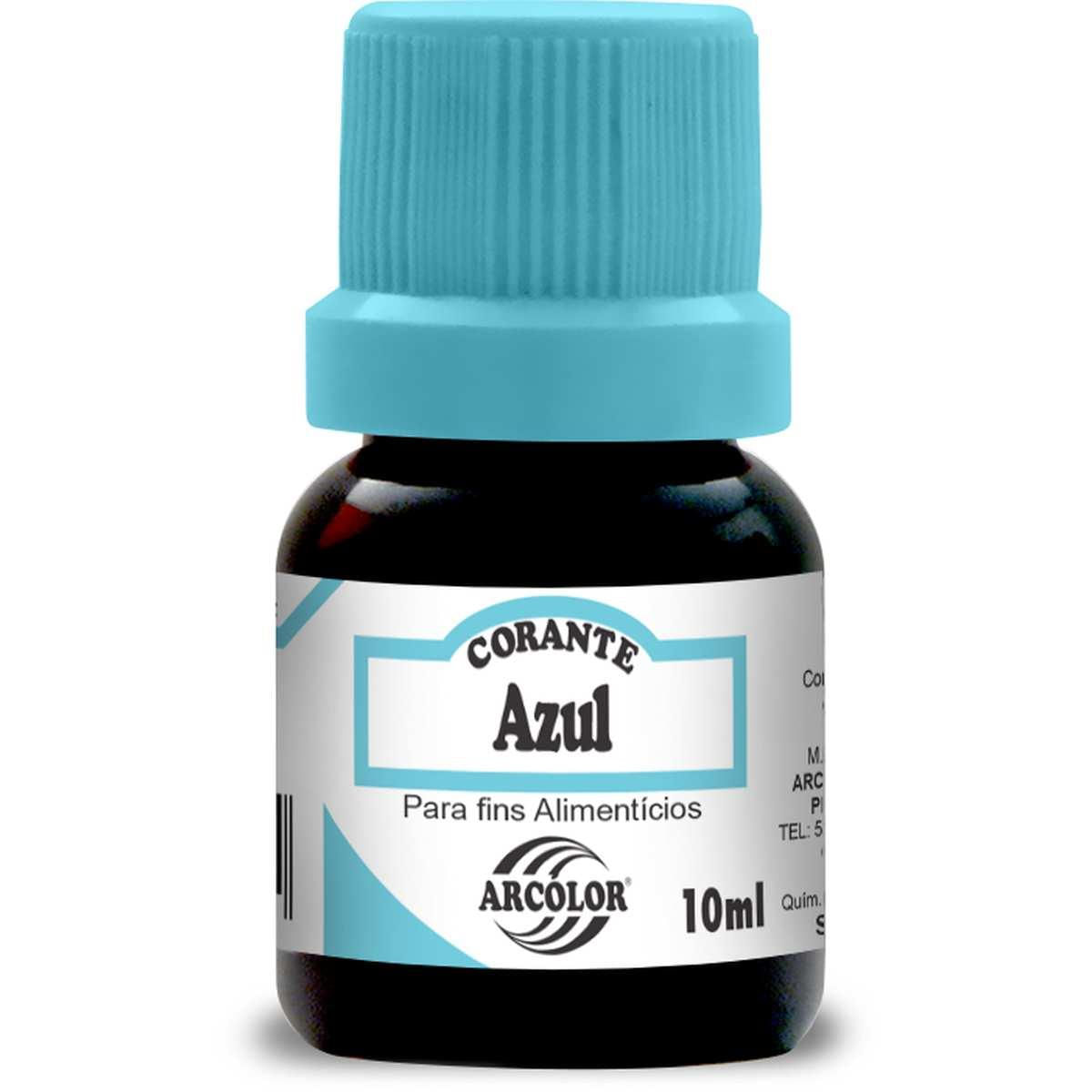 Corante Liquido Azul 10ml.