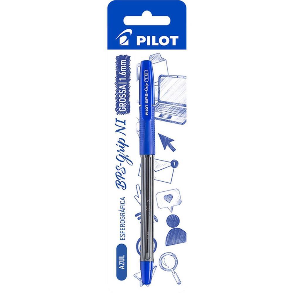 Caneta Esferografica Bps-grip-m 1.6 Azul