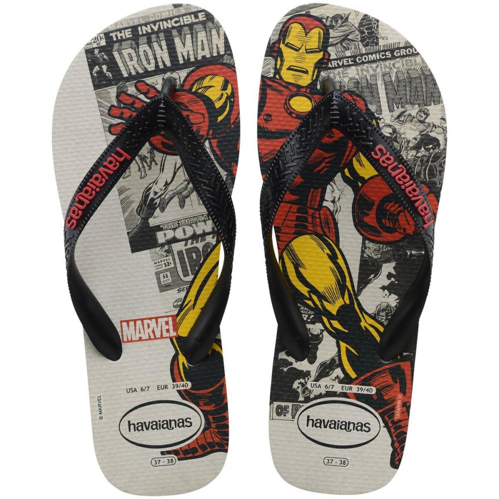 Chinelo Havaianas Licenciado Marvel Classics 43/4 Cinza