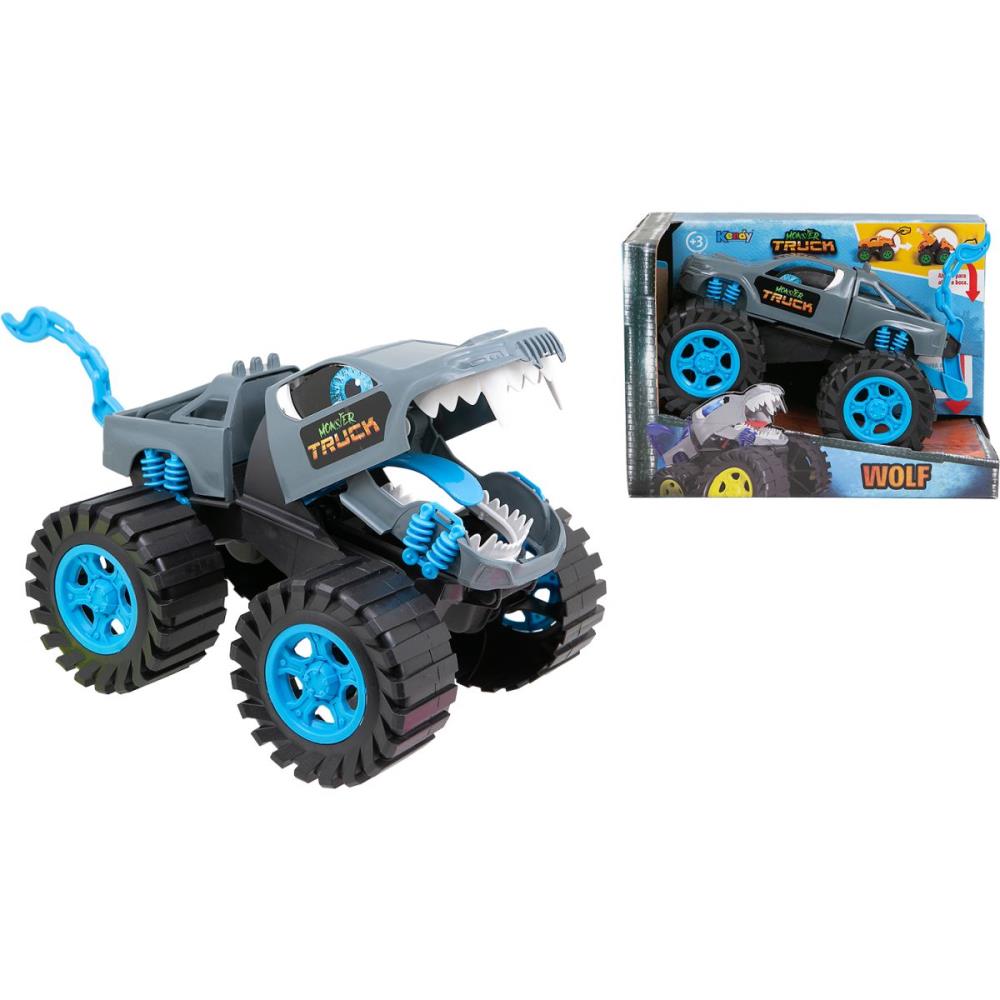 Carrinho Monster Truck Wolf 29x18x20cm