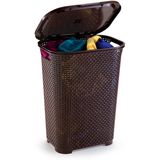 Acessorio Para Casa Cesto Rattan Marrom 30lts