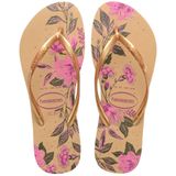 Chinelo Havaianas Feminino Slim Organic 33/4 Dourado