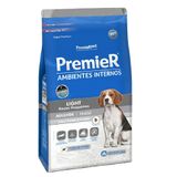 Ração Cães Premier Ambientes Internos Adultos Light 2,5kg Rp
