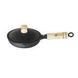 Frigideira Ferro Fundido Tampa Ferro Egg Pan Santana 14 Cm