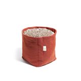 Kit 3 Vasos Flores E Plantas 7 L Decoração Feltro Vermelho