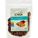 Granola Aveia/linhaça 0% Açúcar Sem Glúten Leve Crock 200g