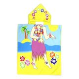 Poncho Roupão De Praia Infantil Com Capuz - Havaiana