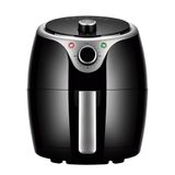 Fritadeira Elétrica Preta Airfryer Elgin Fryer Sem Óleo Com Capacidade De Até 3,5l