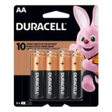 Pilha Aa Alcalina Duracell Cartela C/8 Pilhas Original