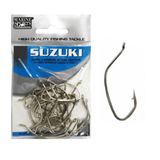 Kit 50 Anzol De Pesca Marine Sports Suzuki Nickel N-19