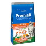 Ração Premier Seleção Natural Gatos Castrados Frango 1,5kg