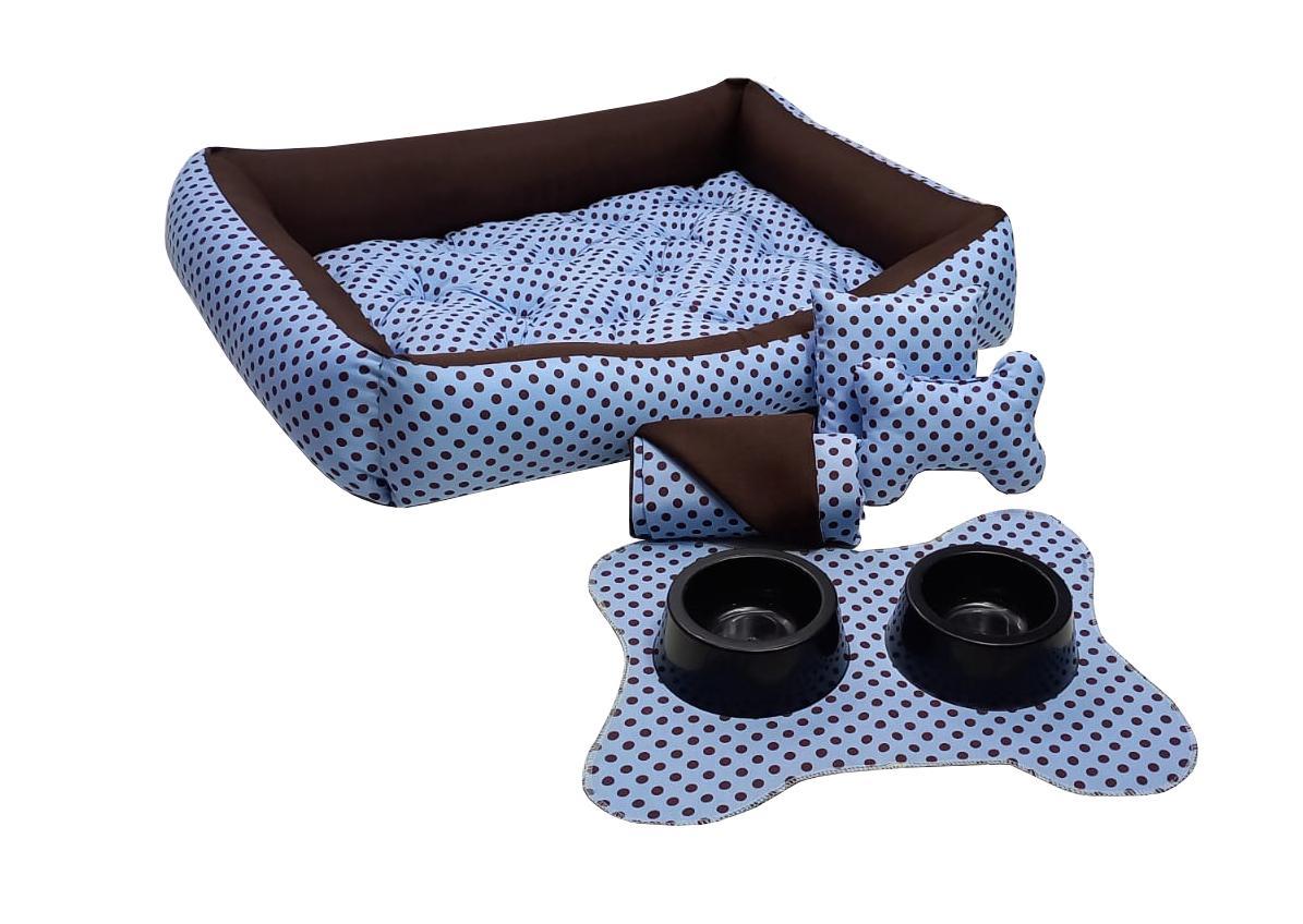 Cama Pet Para Cachorros E Gatos Kit 80x60 Com 7 Peças Olist