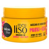 Máscara De Hidratação Salon Line Meu Liso Muito + Liso Amido De Milho 300g