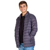 Jaqueta Puffer Masculina Sea Surf Cinza Gg