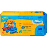 Tapete Higiênico Petix Super Secão Baby Cães Com 30 Unidades