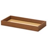 Bandeja Decorativa Decoração Sala Fibra Natural Mdf E Rattan