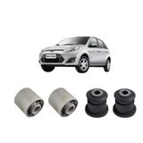 Kit 4 Bucha Balança Bandeja Dianteira Ford Fiesta Hatch 2005