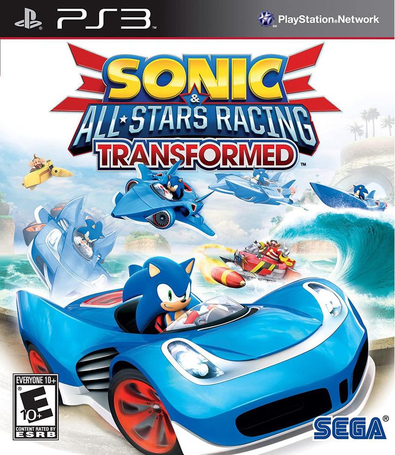 Jogo Sonic e All Stars Racing - Transformed - Playstation 3 - Sega