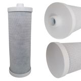 Refil Filtro Carbon Block Acqualimp Antigo Preto Azul Carvão