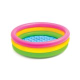 Piscina Inflável Infantil Intex Bebê Colorida Pvc Sunset 56l