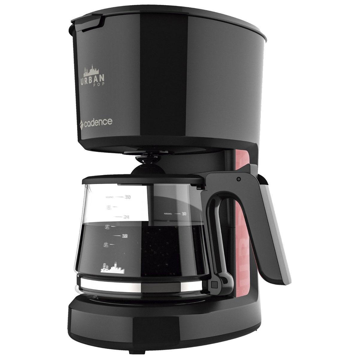 Cafeteira Elétrica Cadence Urban Steel Preto 110v - Caf801