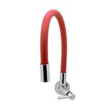 Torneira Pia Cozinha Parede Gourmet Flexível Vermelha 1/4v
